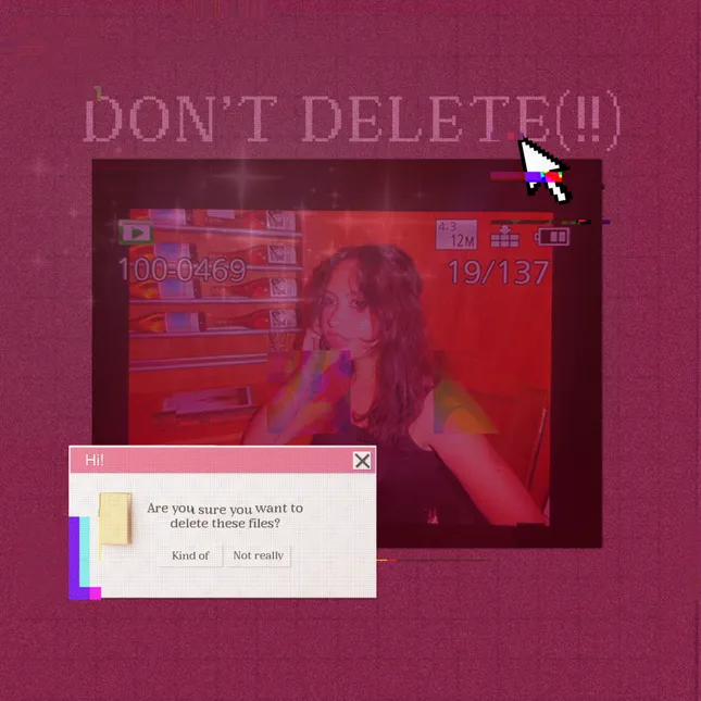 Bianca Salinas - DON’T DELETE(!!) Single Cover Art