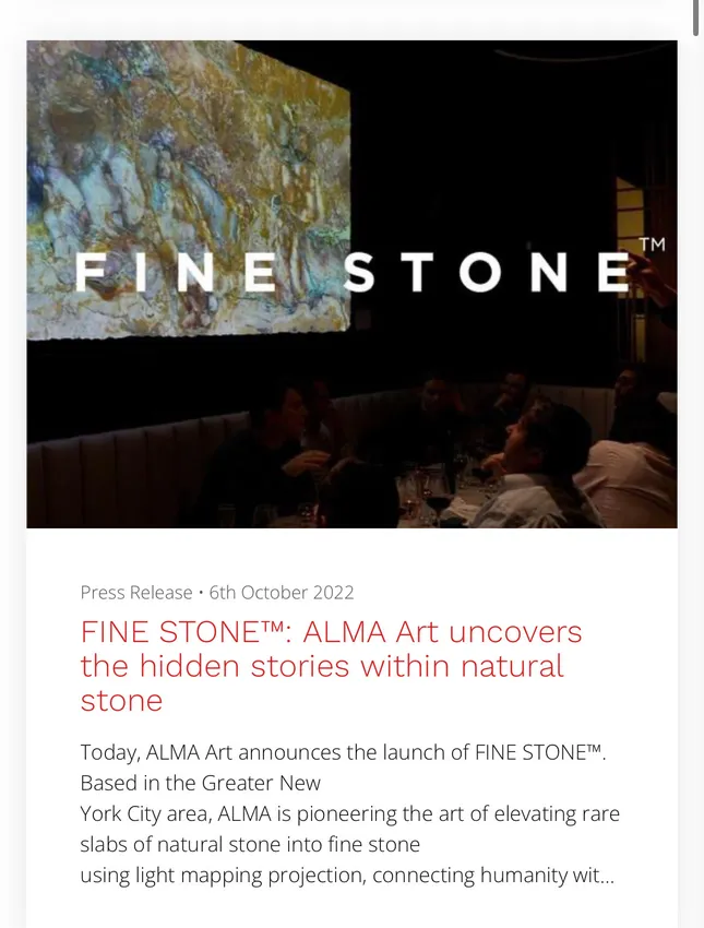 ALMA Art Press Release