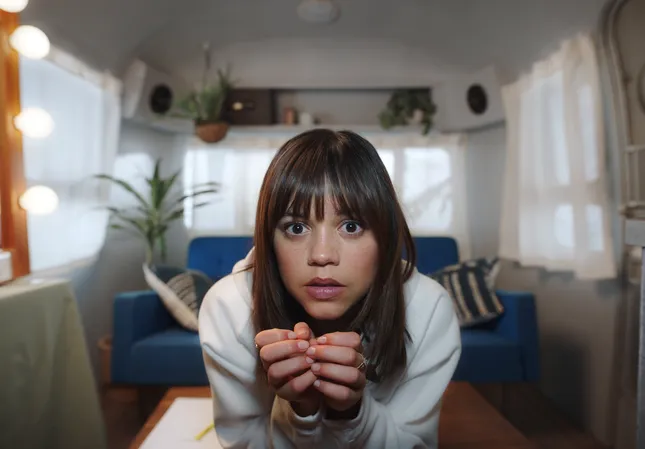 Jenna Ortega x Adidas Z.N.E