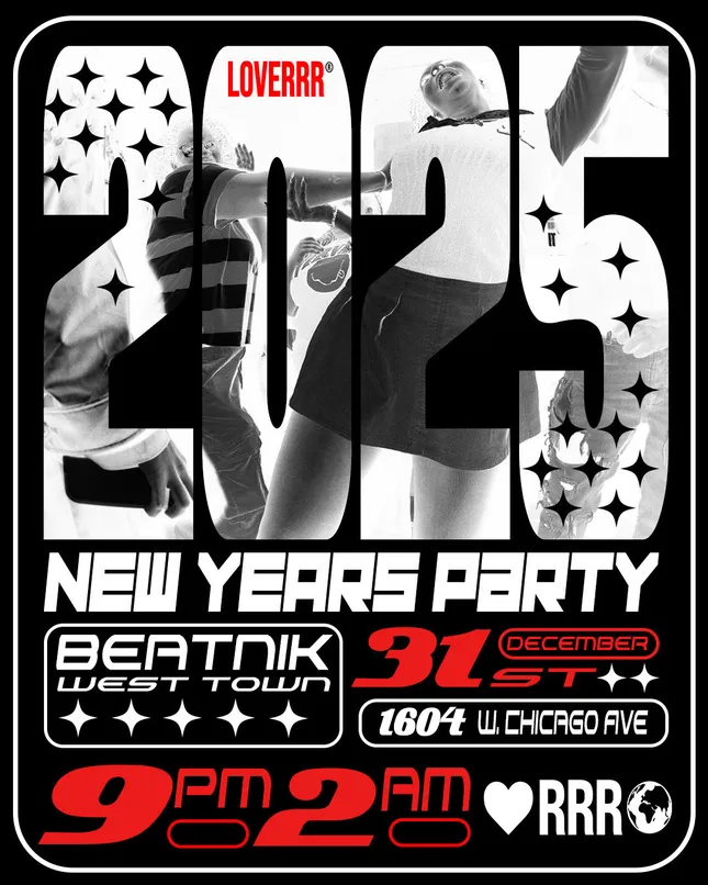 New Year’s Eve Flyer for Loverrrs