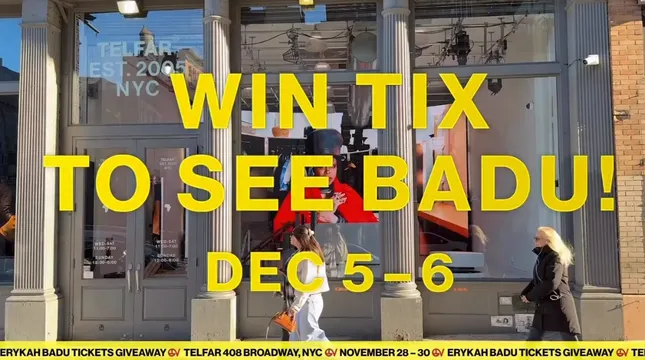 Erykah Badu x Telfar give away AD