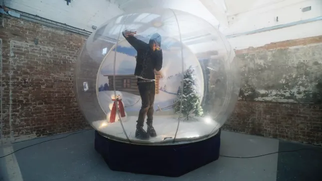 Jaded London Mega Snow Globe Winter Campaign