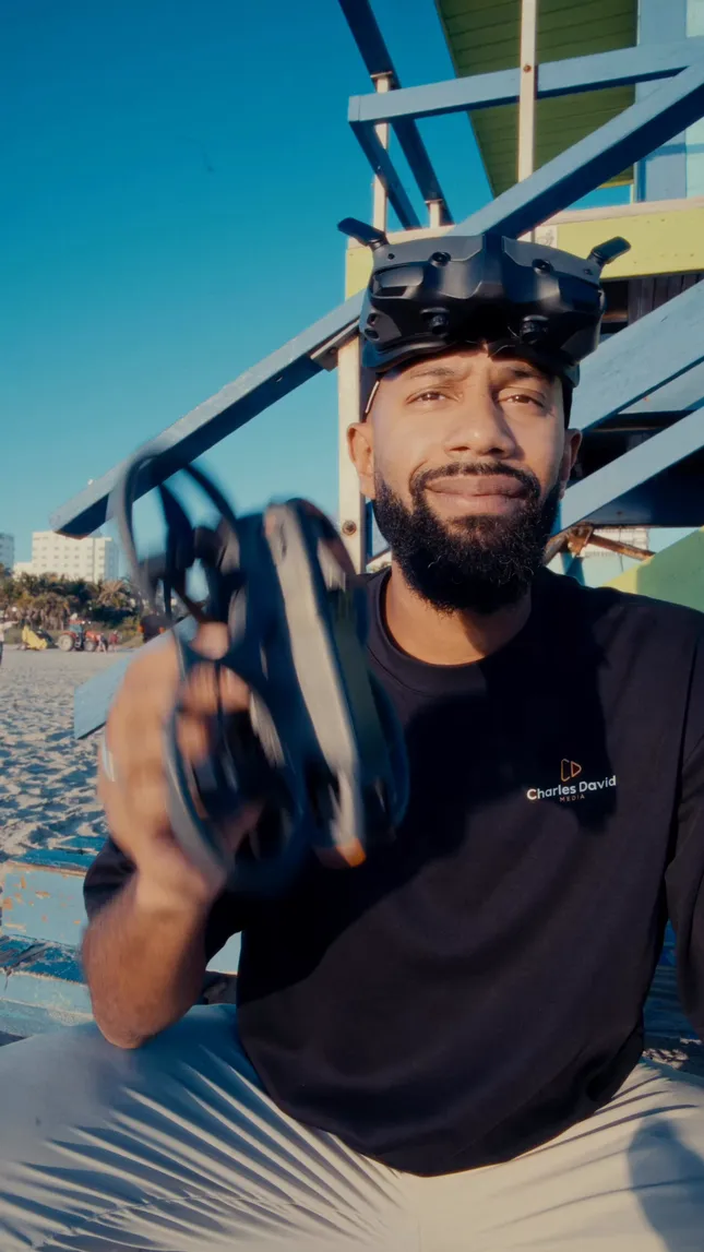 FPV drone in Miami Beach