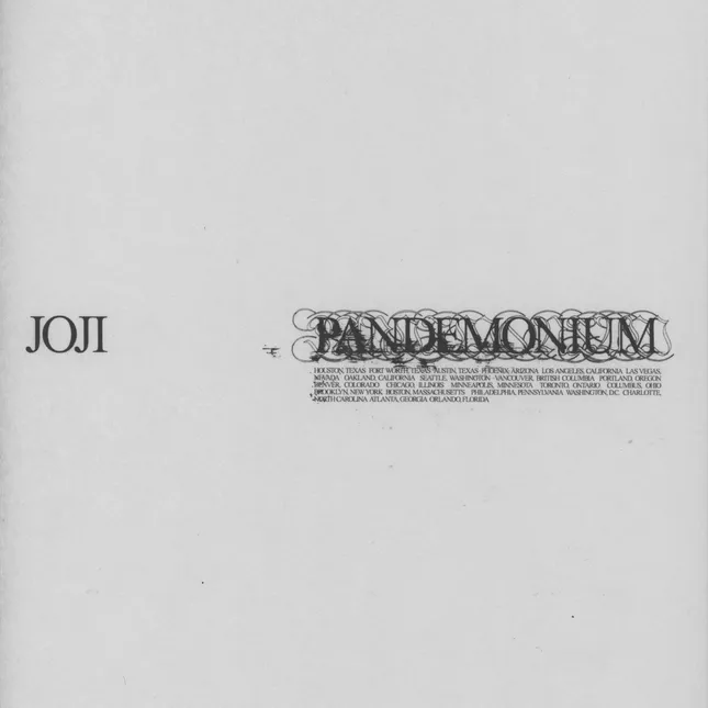 Joji - Pandemonium Tour Merch