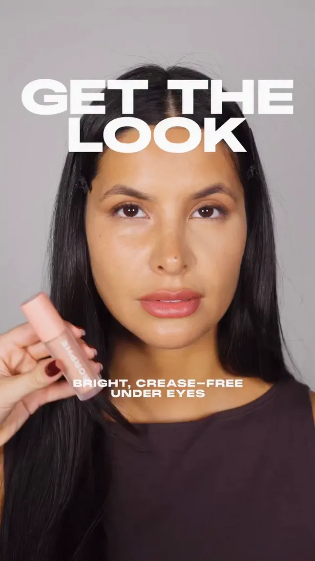 MORPHE before/after concealer