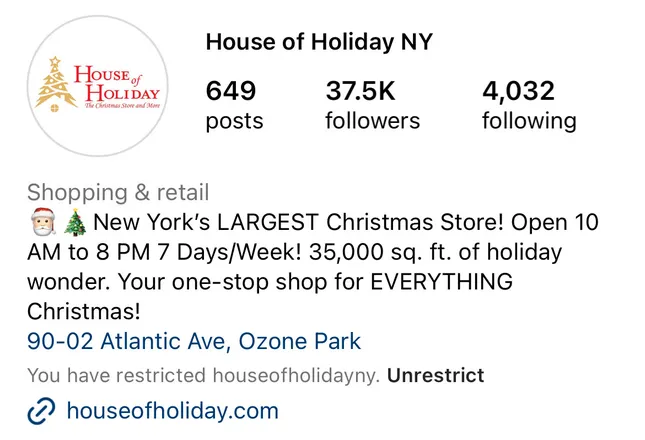 House of Holiday - Social Media Marketing