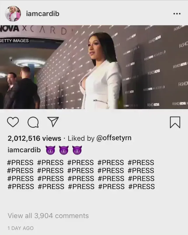 Cardi B — 3D Animation + Social Media Visual