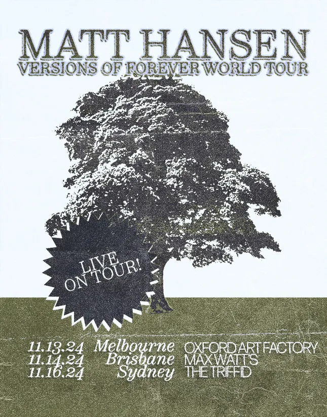 Matt Hansen Tour Poster