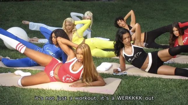 Iamgia Blair workout campaign