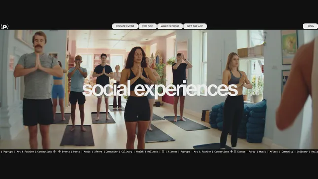 Posh.vip website video