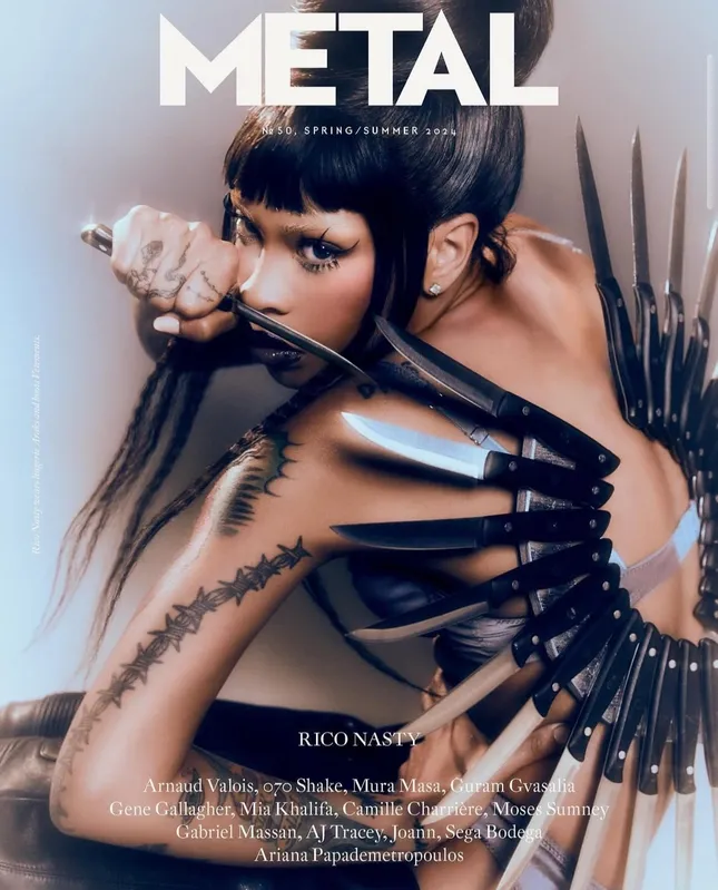 Rico Nasty x Metal Magazine Issue 50