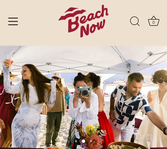 Commercial product and rebranding imagery for Beach concierge company  “ Beach Now”