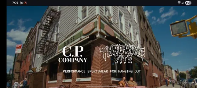 Throwing Fit x CP Company