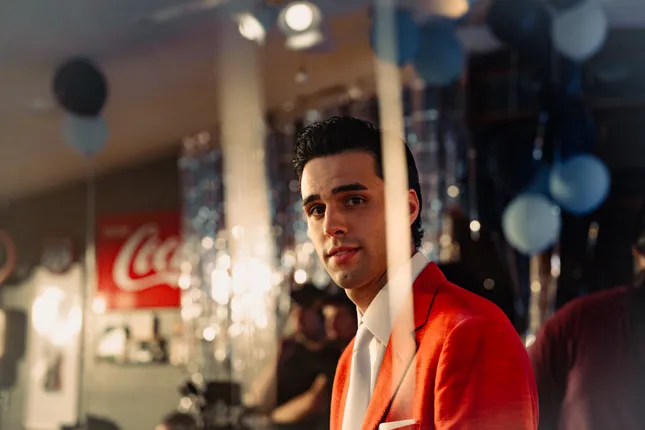 Stills from Stephen Sanchez's "Sweet Love" Music Video