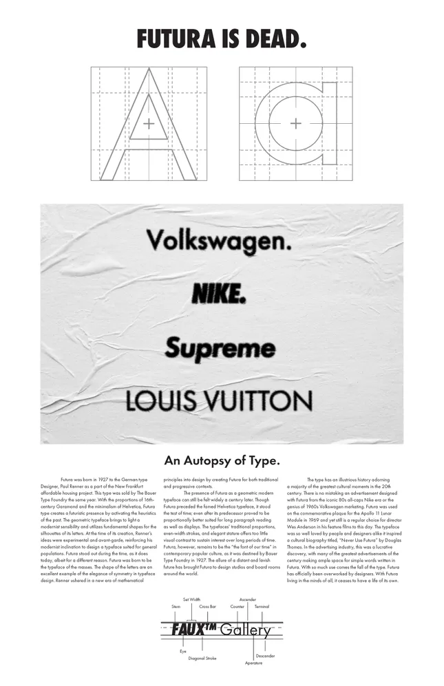 Anatomy of Type Poster - Futura
