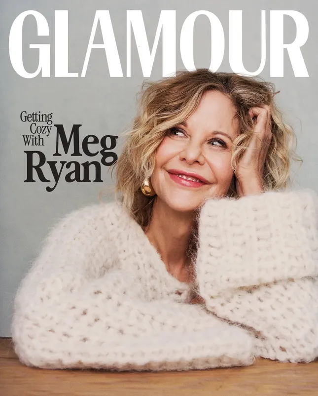 Glamour Magazine: Getting Cozy With Meg Ryan