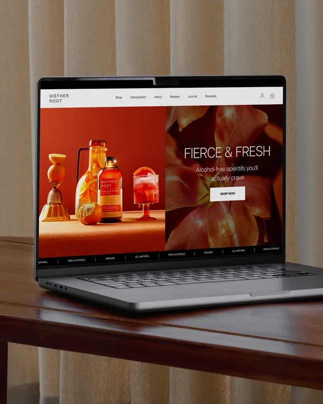 Mother Root Website Design