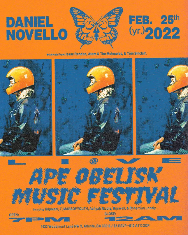 daniel novello, flyer (yr.)2022.