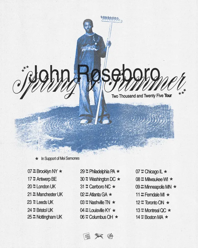 Tour flyer for John Roseboro