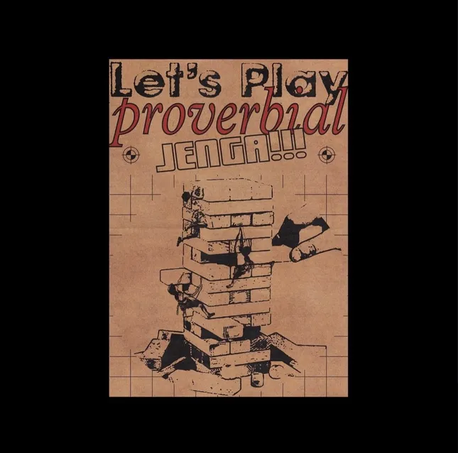 Proverbial Jenga Poster Design