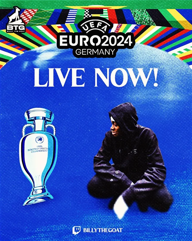Billythegoat - Euro 2024 Germany (Unused Twitch Flyer Design)