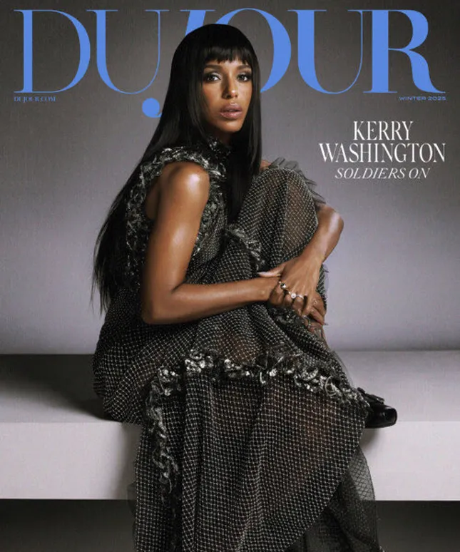 DuJour Magazine Winter 25 Cover story with Kerry Washington