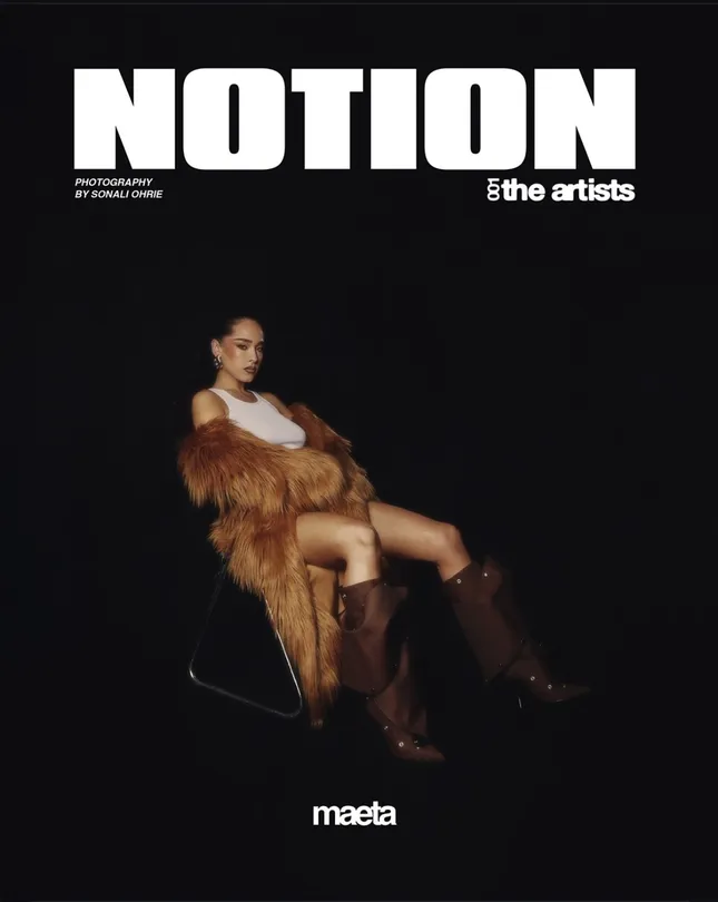 Maeta for NOTION Magazine Cover