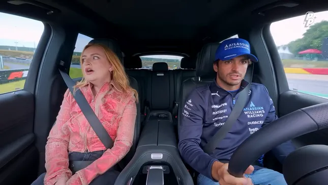 CARLOS SAINZ | PASSENGER PRINCESS | F1 DRIVERS TEACH ME TO DRIVE
