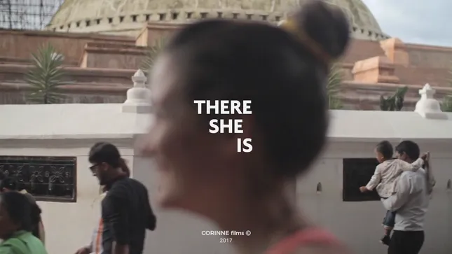 There she is
