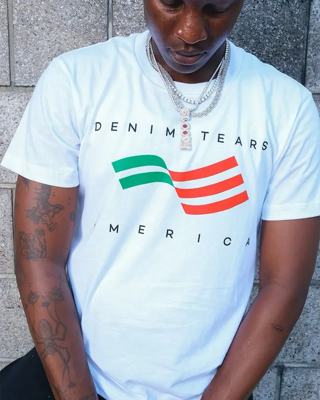 'Americana'  Pique Polos and Shorts | DENIM TEARS