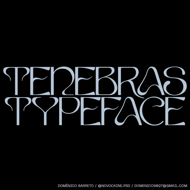 Tenebras Typeface