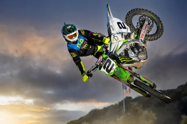 Jeremy McGrath for a Maxxis Tire campaign