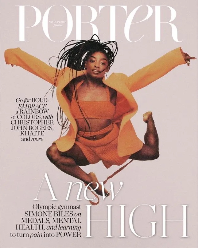 Simone Biles for Net-a-Porter