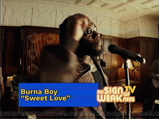 Burna Boy “Sweet Love” promo