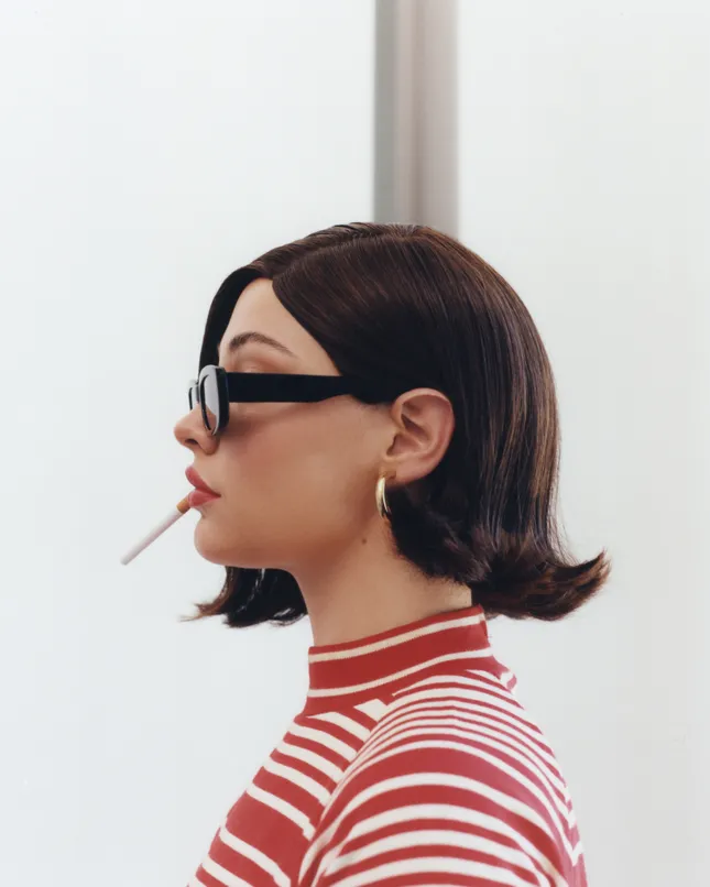 Madelyn Cline and Tom Blyth for W Mag TV Portfolio