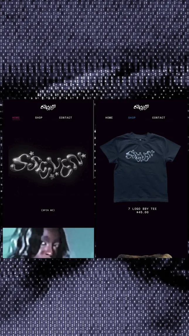 SSEVEN Official Web Design