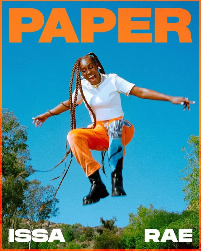 Paper Magazine cover with Issa Rae