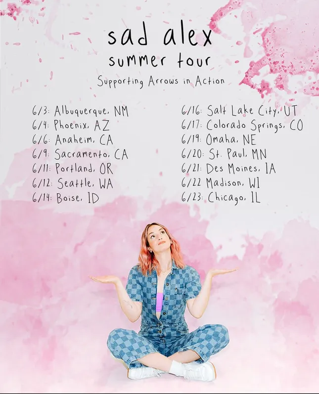 Sad Alex - Summer Tour ‘24 Poster