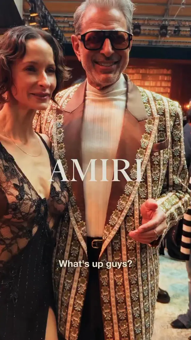 AMIRI AW26 - Show VIP interviews