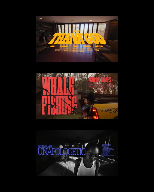Boldy James Title Cards