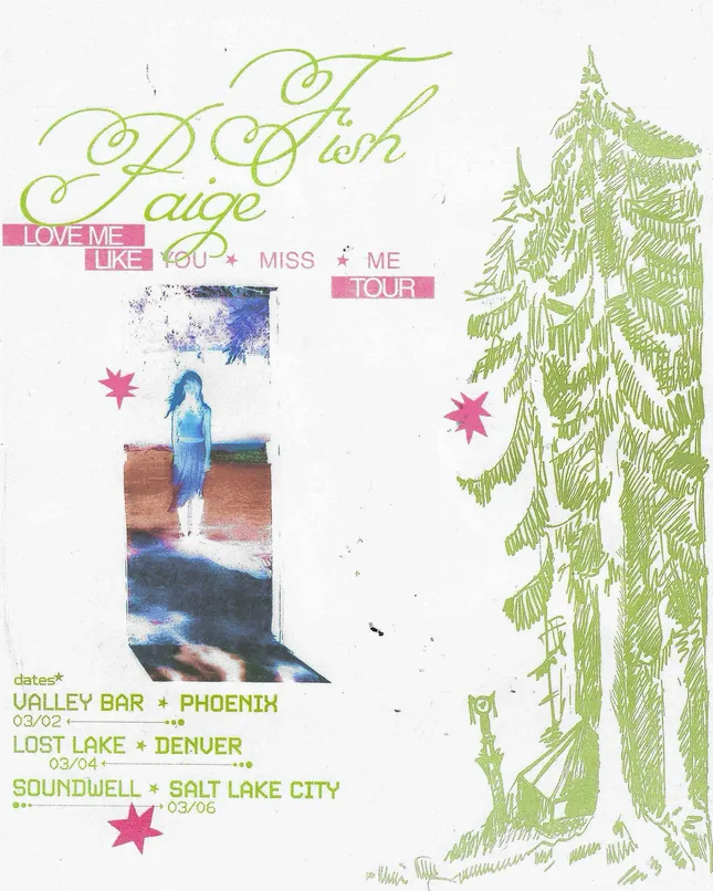 Paige Fish Tour Poster