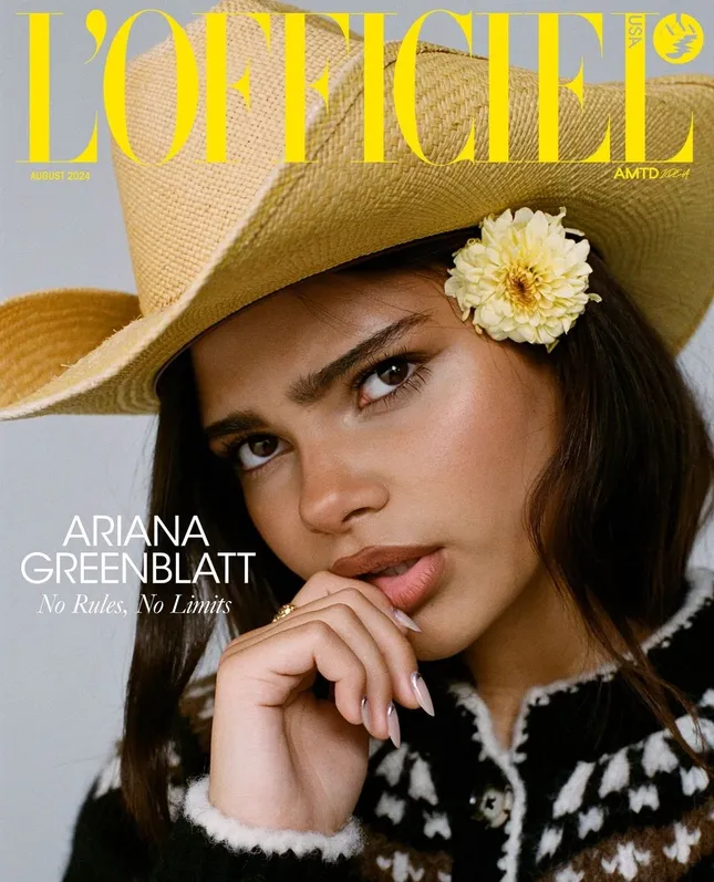 L’Officiel USA August 2024 | Ariana Greenblatt