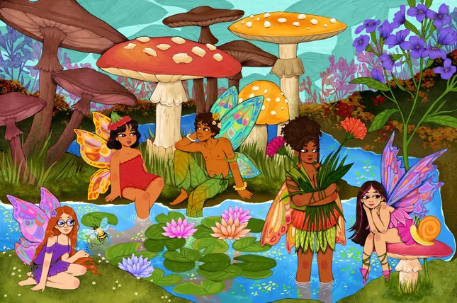 Double Page Spread Children’s Book Illustration