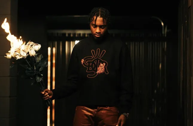 Lil Tjay - Give you what you want BTS Photo