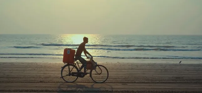 Solo Camping by a Beach