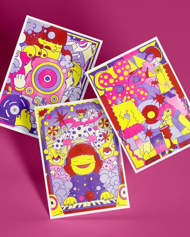 Stop! Making! Sense! Risograph Prints
