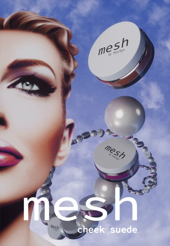 Experimental poster ads for mesh by feschyn