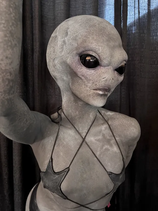 Grey Alien for Countdown NYE