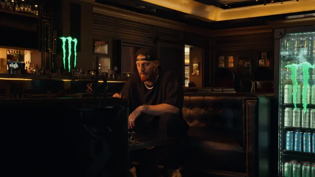 Maxx Crosby w/ Monster Energy