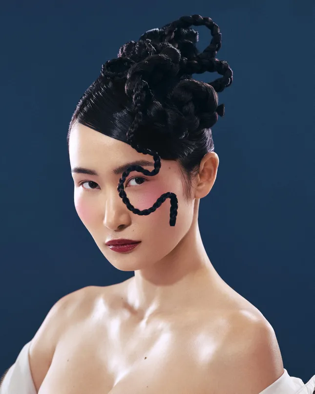 Hair and makeup for editorial